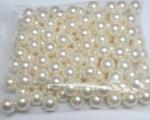 DIY Handmade Whtie Color 3mm -20mm Round ABS Plastic Pearls Loose Beads