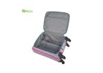Printing 600D Polyester Travel Trolley Lightweight Luggage Bag with Spinner