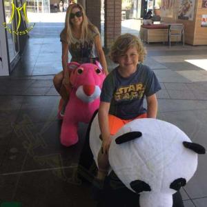 Wholesale Hansel entertainment walking stuffed animal electric ride on furry animal from china suppliers