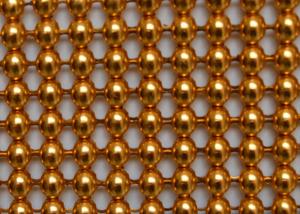 Wholesale Decoration Facade 2mm Metallic Sequin Cloth PVD Aluminum Mesh Fabric from china suppliers