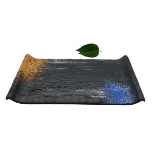 Wholesale Galaxy Pattern Melamine Plates Outdoor Rectangle Restaurant Melamine Dinnerware from china suppliers