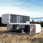 40ft Prefabricated Homes Mobile Space Capsule House Trailer for Hotel and