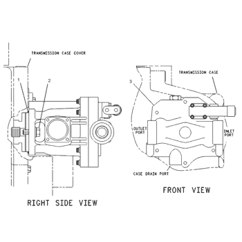 Caterpillar 1260980 Parts scheme PUMP GP-PISTON