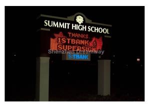 Wholesale PH10 Single Red Outdoor Advertising LED Signs Display with WIFI Control from china suppliers