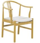 simple elegant wood imitation restaurant dining chair for Japan or European