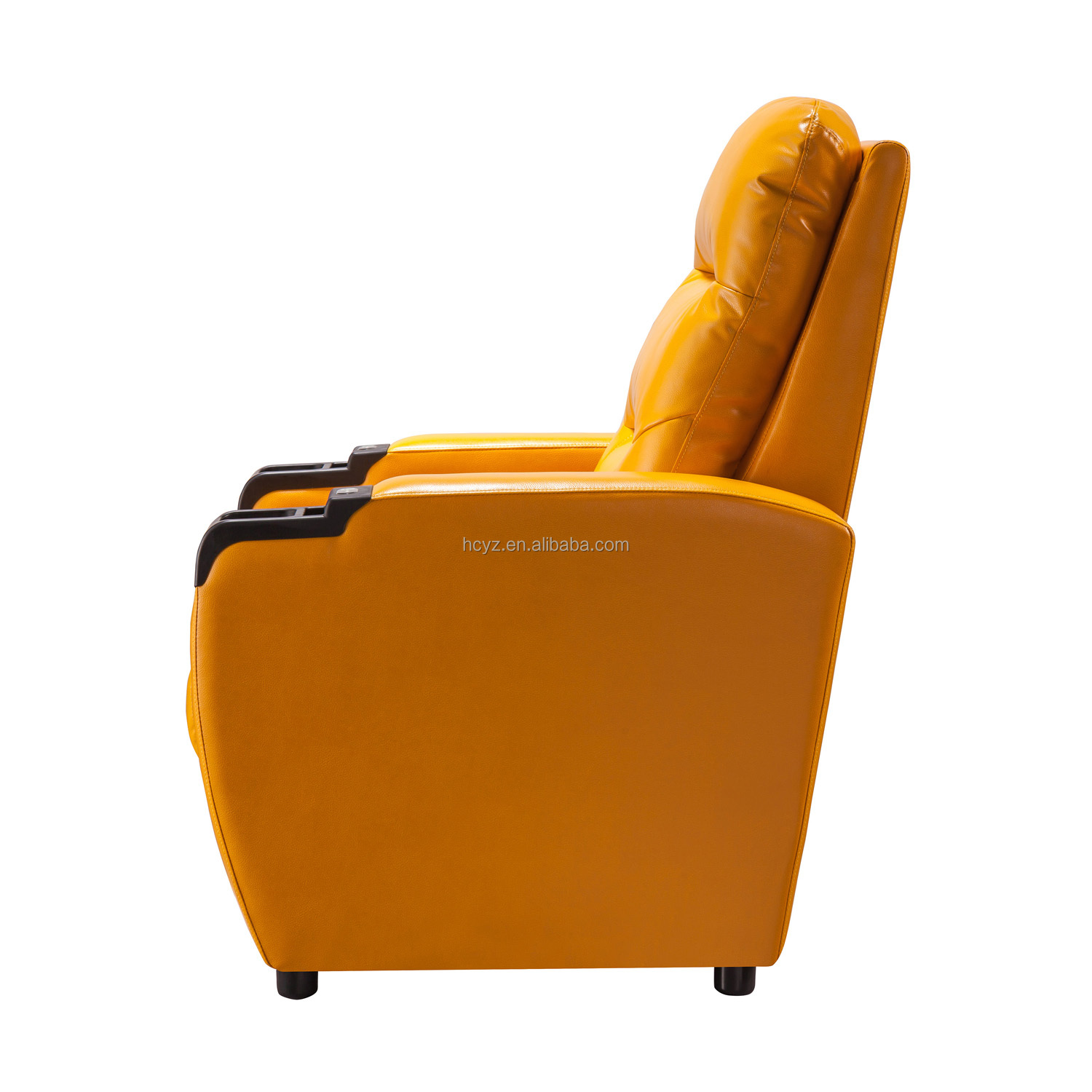 Hospital Furniture Genuine Leather Power Electric Recliner Sofa Chair with Cup Holder