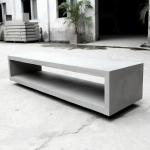 China Foshan City Concrete Patio Side Table for Outdoor Decor Concrete Table