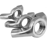 SS304 SS316 A2-70 A4-80 Bright Butterfly Nuts And Washers