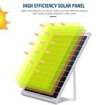 Solar 100w LED Flood Light 2800lm Solar Powered Exterior Flood Lights
