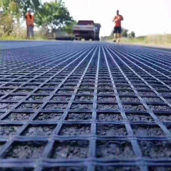 Earthwork Products Biaxial Glass Fiber Fiberglass Geogrid for Parking Lot and