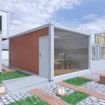 Zontop High Quality Two Story Modular Light Steel Workshop Prefab House For Site