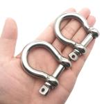 Polished Stainless Steel Marine Bolt Type Anchor Shackle for Wire Rope Sling