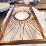 Mirror Gold Metal Screens For Office/Room/Interior Decoration