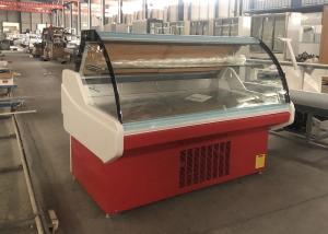 Wholesale Fan Cooling Curved Glass R404a Deli Serve Over Counter Automatic Defrost from china suppliers