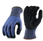 En388 Cut Resistant Gloves Level 5 HPPE Steel Wire Puncture Proof Gloves