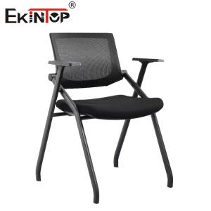 Wholesale Foldable Training Room Chair With Armrests And Metal Legs from china suppliers
