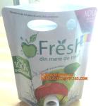 special shaped fresh fruit juice plastic bag / baby drinking packing pouches