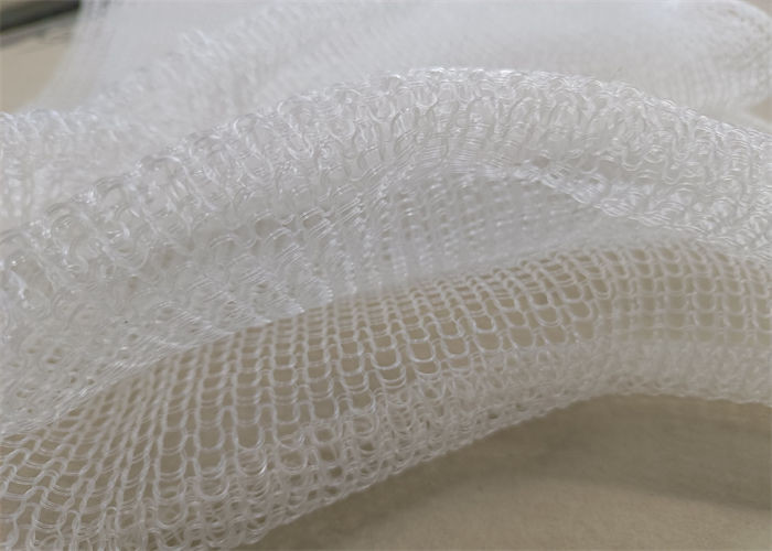 PP Wire Mesh Demister Double Wire Knitting Mesh Pad For Pressure Vessel