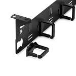 Exact Cables Metal Cable Tray Grey Color and 5 D-rings for Customized Cable