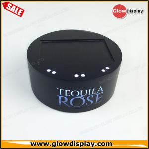 Wholesale customized wholesale acrylic TEQUILA ROSE wine bottle glorifiers led light base from china suppliers