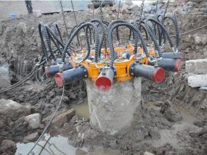 Wholesale Construction Machinery Hydraulic Pile Breaker For Crushing Different Diameter Piles from china suppliers