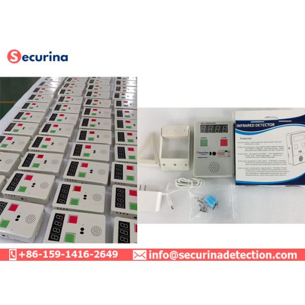 50/60Hz Non-Contact Thermometer , Portable Unattended Infrared Thermometer Box