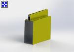 Yellow Fluorocarbon Coating Aluminum Curtain Wall System For Commercial Building