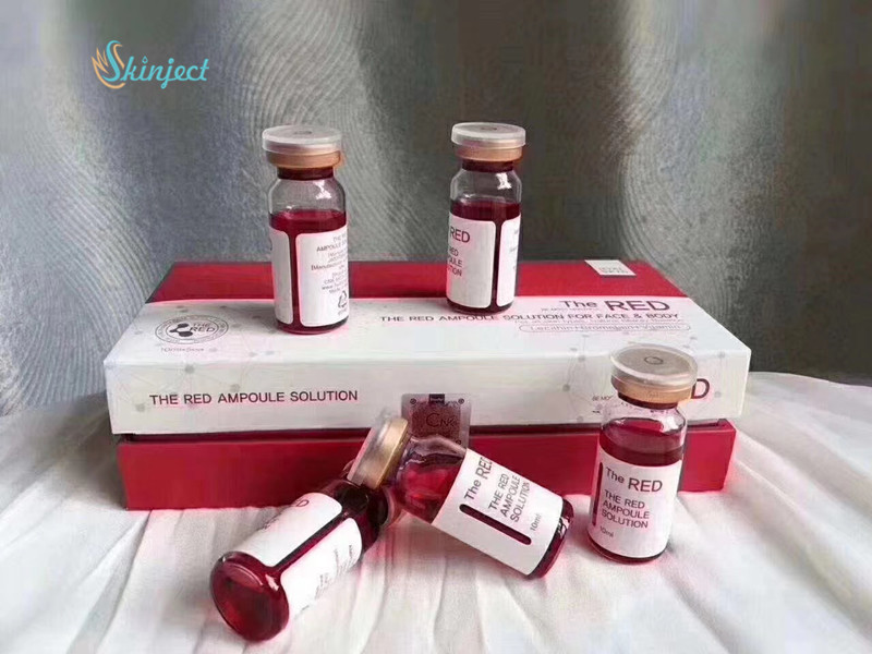 Double Chin Lipolysis Fat Lipolysis Injection The Red Lipolytic Solution