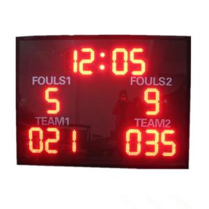 Wholesale High Brightness LED Basketball Scoreboard 8'' Inch Digit Height With Stand from china suppliers