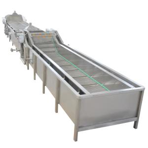 Wholesale 1500kg/Hour 4100KW Bubble Leaf Vegetable And Fruit Cleaner Machine from china suppliers