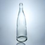 Beverage Container Tall and Thin Super Flint Glass Bottle with Screw Top
