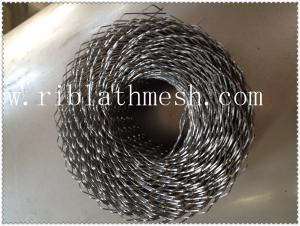 Wholesale 0.3-0.6mm Thickness Galvanized Steel Stucco Netting For Partition Slabs / Paving from china suppliers