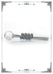 5.5 Inch Mini Helix Oil Burning Ball Smoking Pipe Heat Resistant