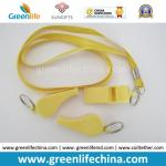 Customized Safety Promotional Whistle W/Round Cord Lanyard for Alerting