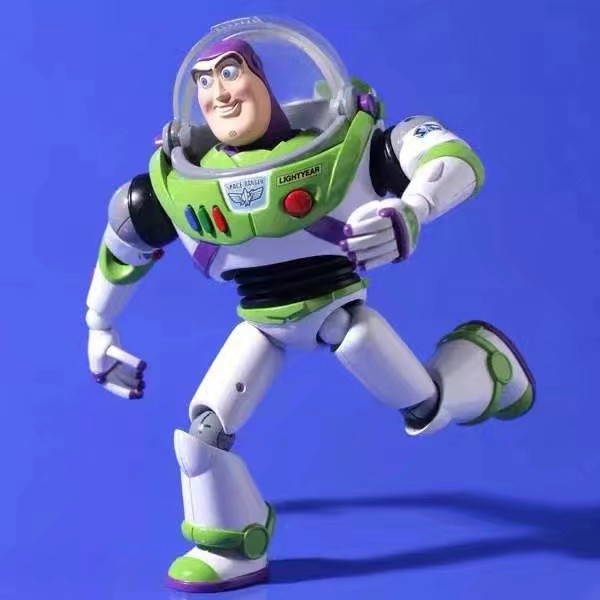 Boys 4-6 Toy Story Buzz Light year Action Figure White/Mult 15CM Original Package Yes