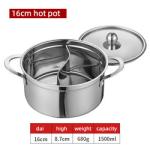 Factory Direct Sale Cookware Soup Pot Stainless Steel Cooking Pot With Stainless
