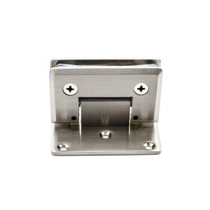 Wholesale Bathroom Stainless Steel Glass Door Clip Hinge for 5-8mm Fixed Glass in Shower Room from china suppliers