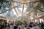 Transparent Roof PVC Fabric clear canopy tent for Luxury Wedding Party