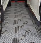 Brand factory new desigh 3d cubic garage floor tiles plastic flooring mat dalle
