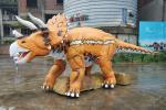Interactive Electric Realistic Dinosaur Model For Theme Park / Shopping Mall