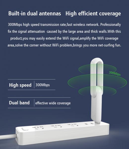 Mini Long Range Wifi Extender 802.11n Cell Phone Wifi Signal Booster