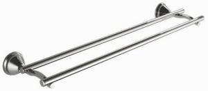 Wholesale D52624 double towel bar bathroom accessory zinc chrome finish tumbler holder towel bar paper holder soap dish from china suppliers