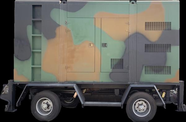 OEM 500kw Trailer Diesel Generators Ac Alternator Soundproof Water Cooled Dg