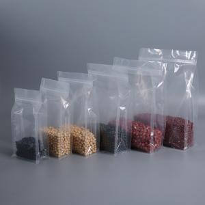 Wholesale Eco Friendly Zip Lock Clear Flat Bottom Gusset Bags from china suppliers