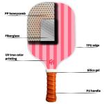 230g±10g Weight USAPA Standard Glass Fiber Pickleball Paddle with PP Honeycomb