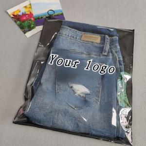 Wholesale Black Zipper Poly Pvc Custom Packaging Bags For Hoodie Clothing from china suppliers