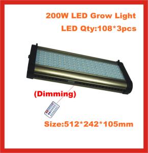 Wholesale 2 channel independent control, double spectrum LED Grow Lights , Cidly 200W, growing lamp from china suppliers