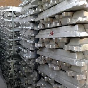 China Silvery White Remelting Primary Aluminum Ingot 99.7 For Casting Industry on sale
