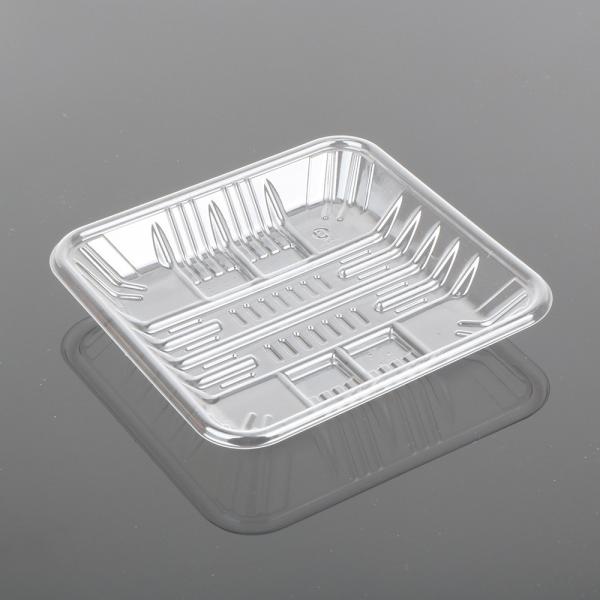 OEM ODM Square Disposable 14*14*2cm Plastic Meat Packaging