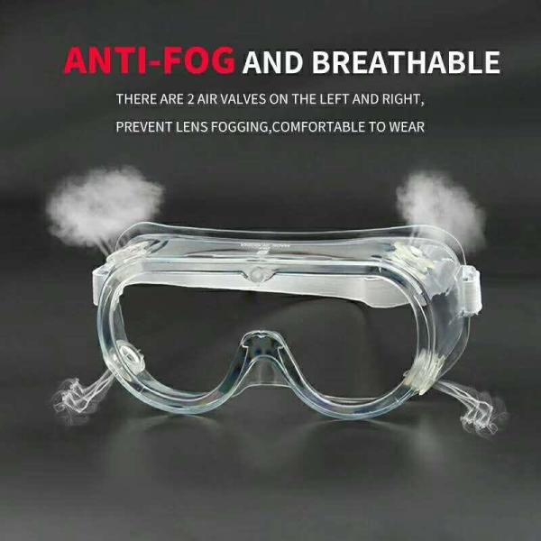 Impact Resistant Eye Protection Goggles , Splash Proof Safety Goggles CE FDA
